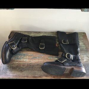 Genuine leather boots